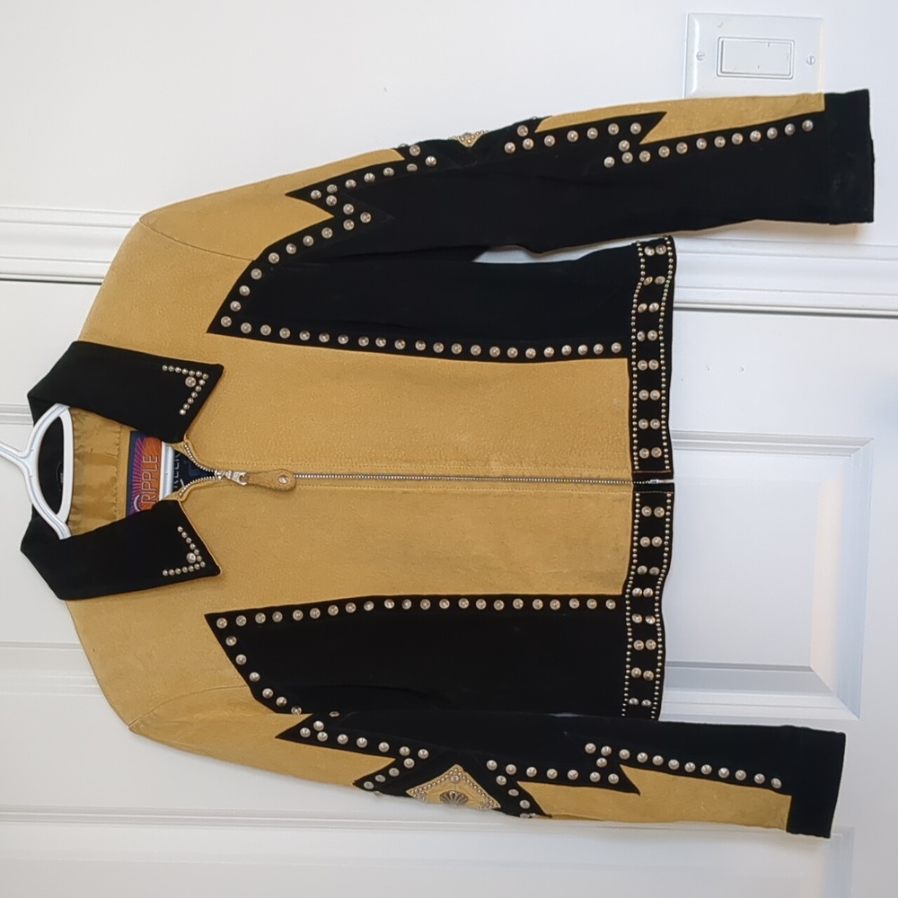 Yellow and Black studded Cripple Creek Jacket